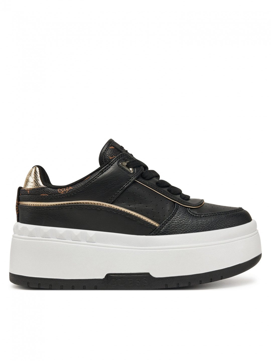 Guess Sneakersy FLPRID ELE12 Černá